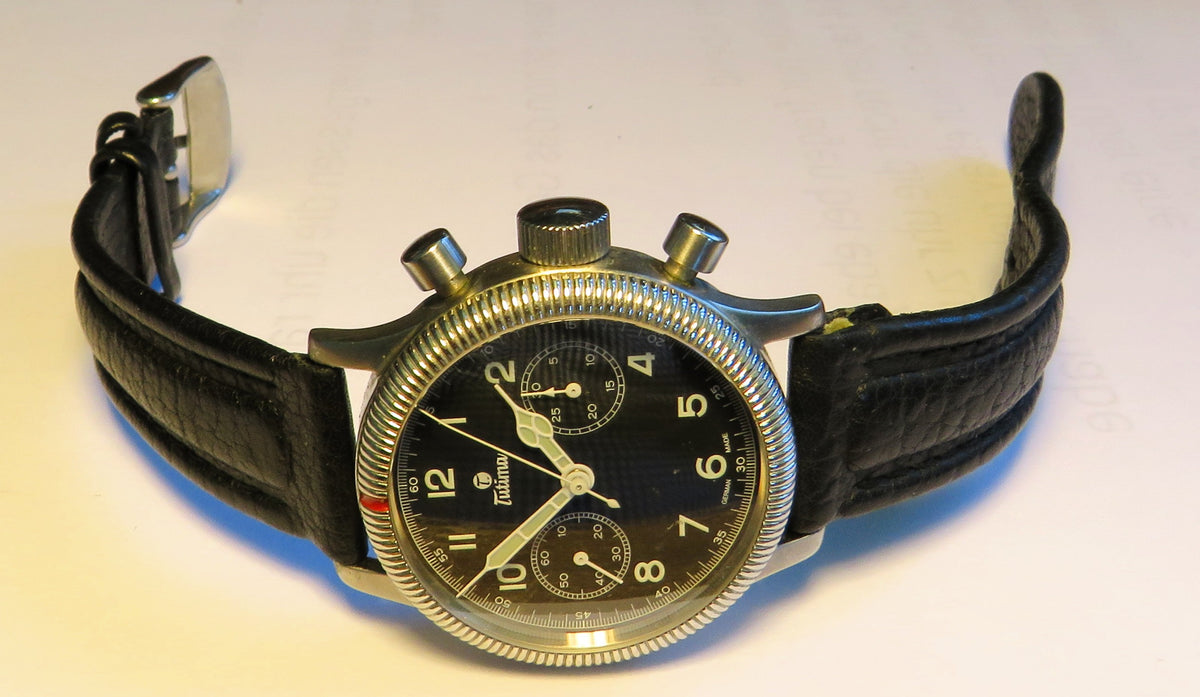 Tutima Glashütte 1941 783-01 Flieger Chronograph Valjoux 7760