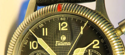 Tutima Glashütte 1941 783-01 Flieger Chronograph Valjoux 7760