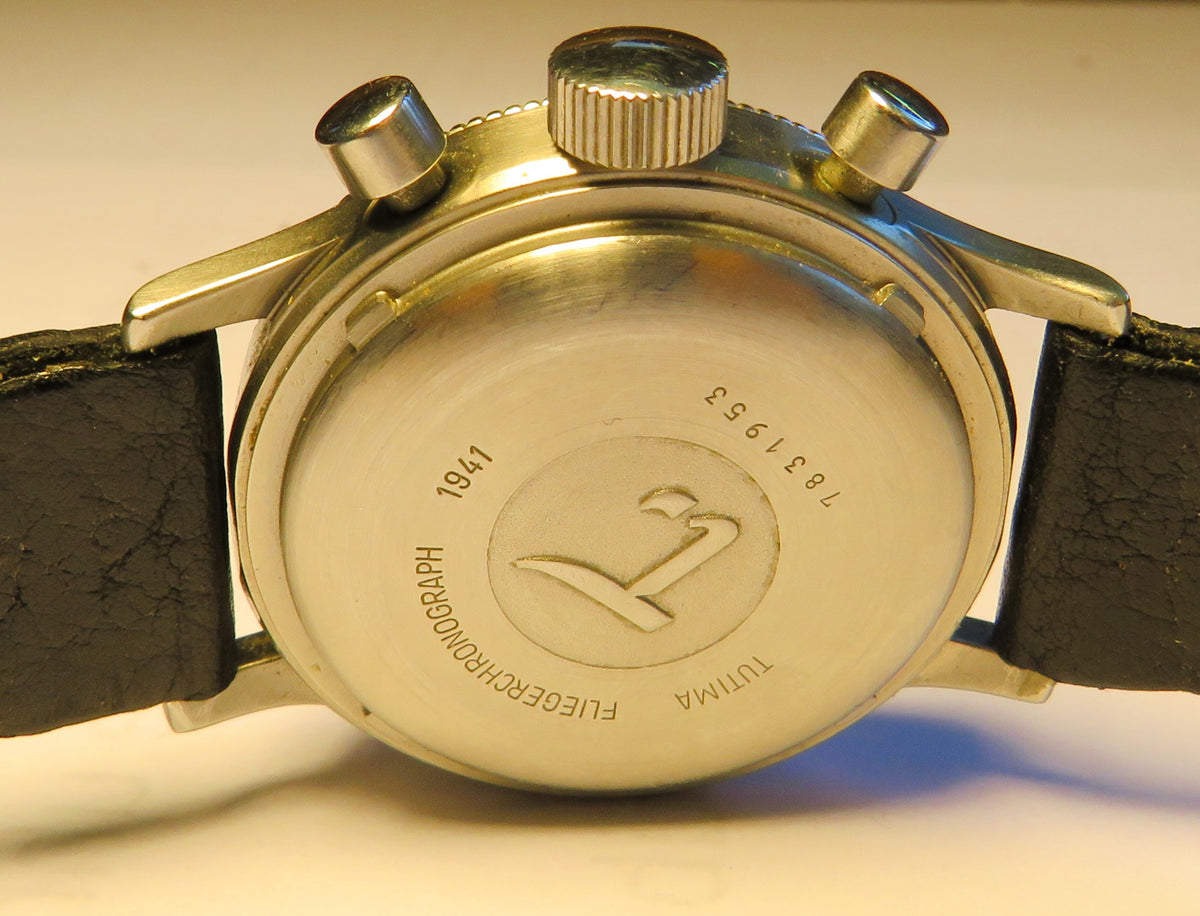 Tutima Glashütte 1941 783-01 Flieger Chronograph Valjoux 7760