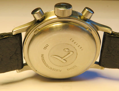 Tutima Glashütte 1941 783-01 Flieger Chronograph Valjoux 7760