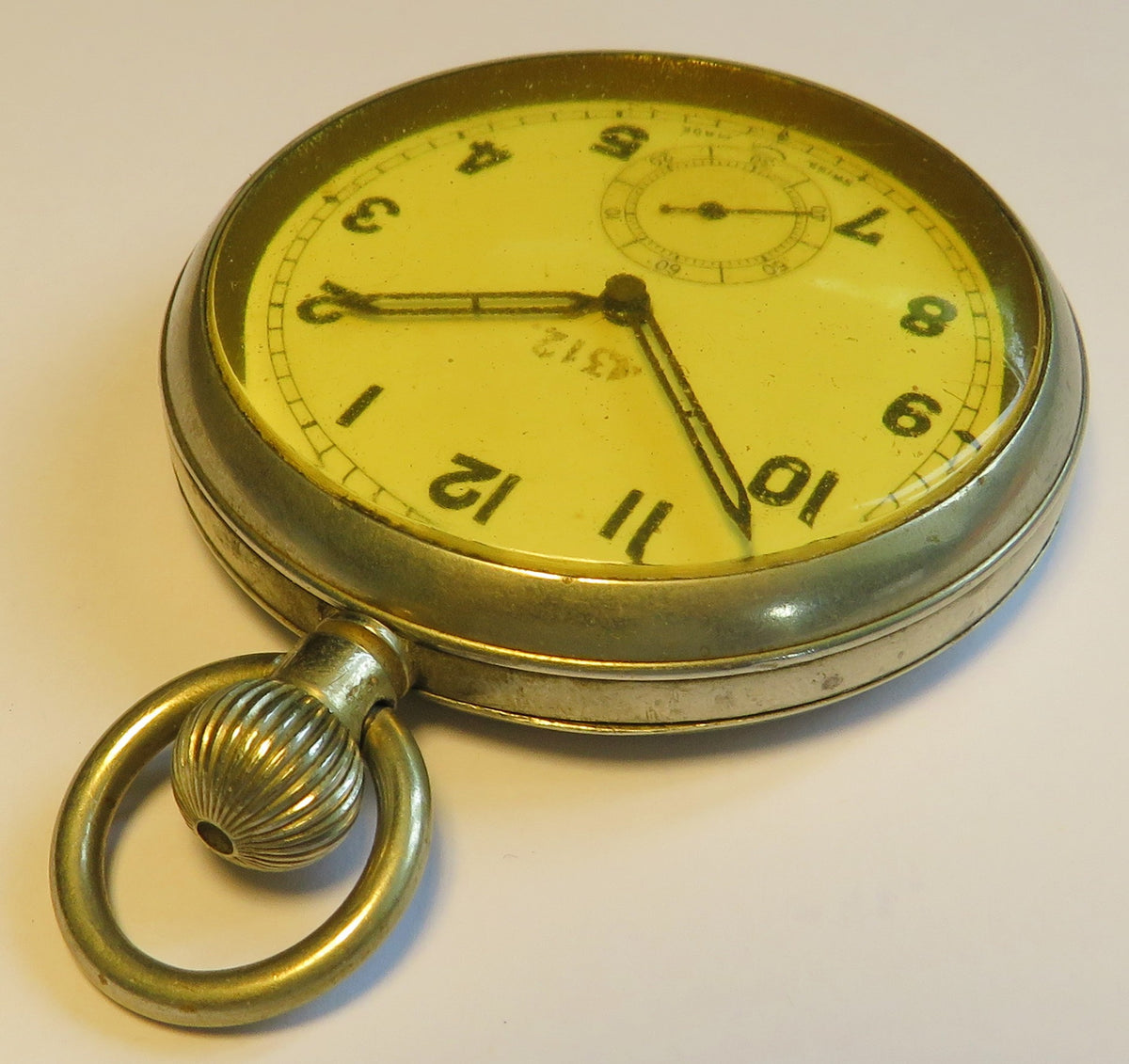 Royal Air Force Air Ministry English Aviator Pocket Watch Pringle World War II
