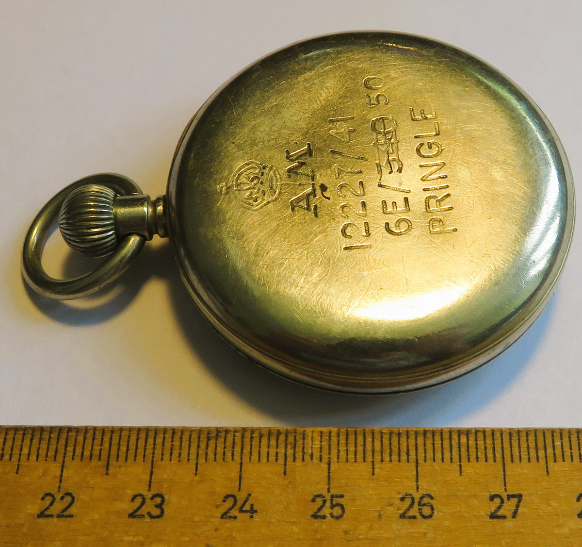 Royal Air Force Air Ministry English Aviator Pocket Watch Pringle World War II