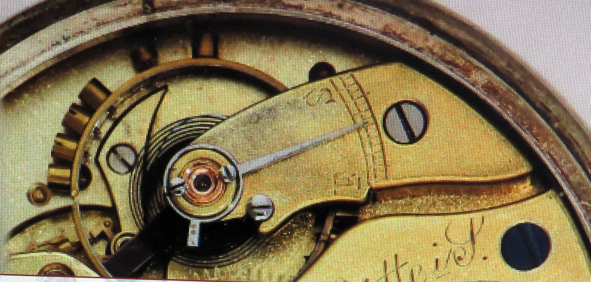 Julius Assmann Glashütte pocket watch c. 1883 in facsimile original case