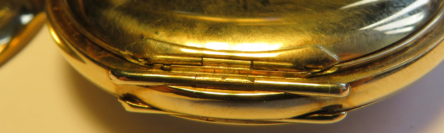 A. Lange &amp; Söhne Glashütte DUF 14K 585 Gold Lepine Men's Pocket Watch 1890