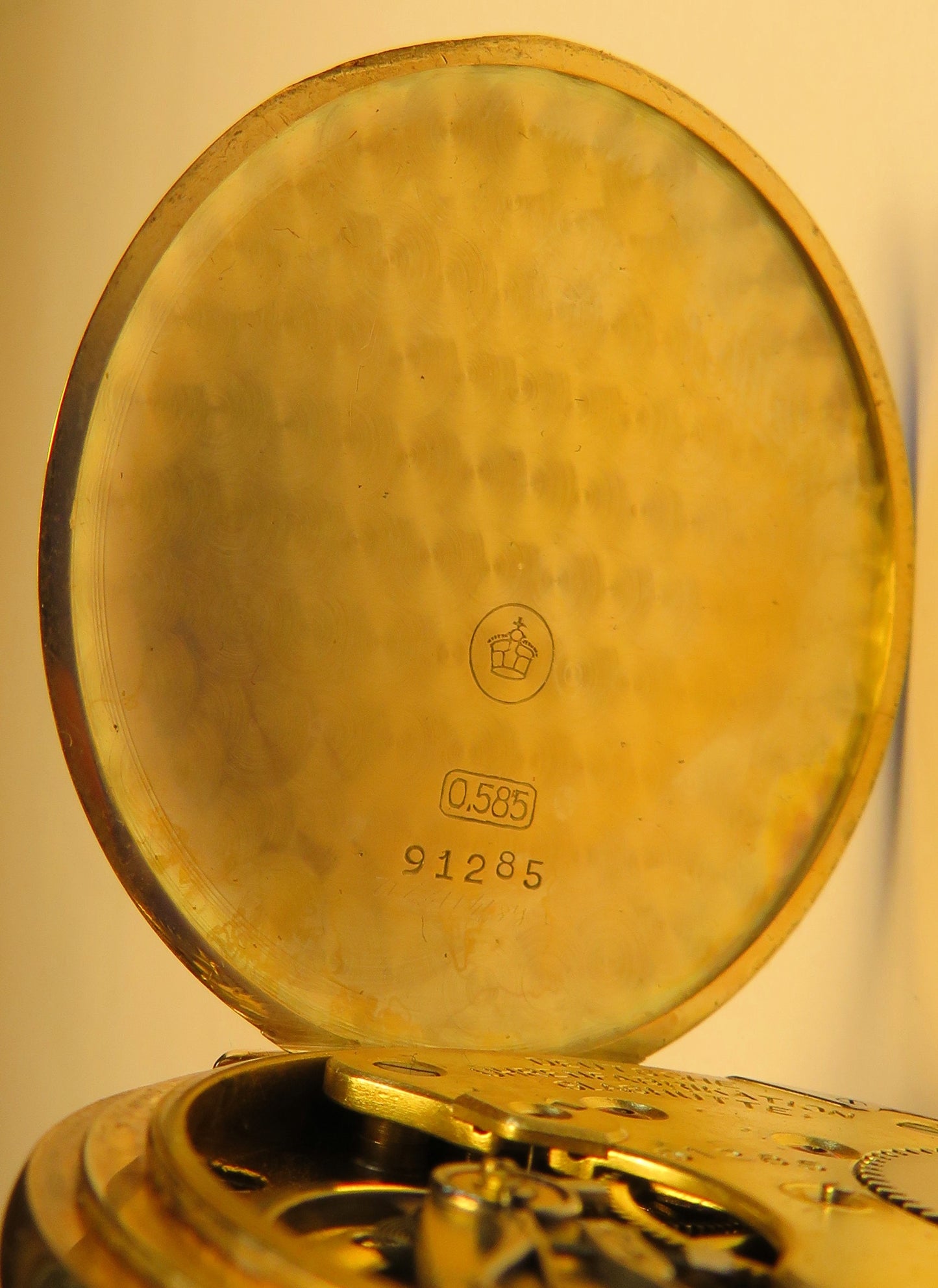 A. Lange &amp; Söhne Glashütte DUF 14K 585 Gold Lepine Men's Pocket Watch 1890