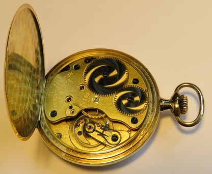 A. Lange &amp; Söhne Glashütte DUF 14K 585 Gold Lepine Men's Pocket Watch 1890