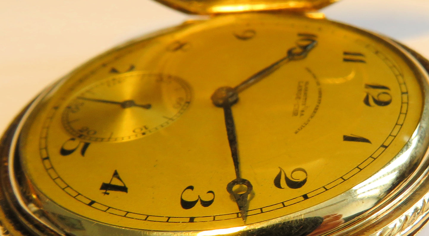 A. Lange & Söhne DUF Glashütte  Herren TAU vergoldet Lange Uhr ca. 1930