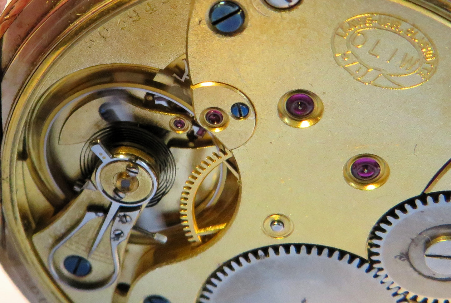 A. Lange & Söhne DUF Glashütte  Herren TAU vergoldet Lange Uhr ca. 1930