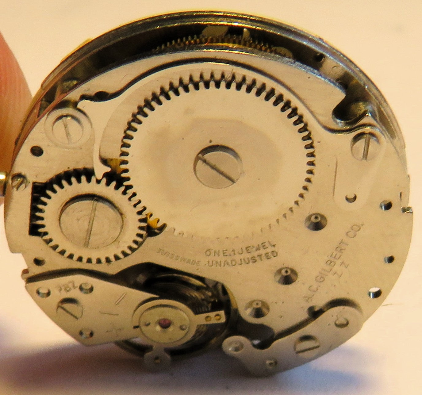 Gilbert GI Joe large mechanical military watch with compass, Vietnam War, circa 1970