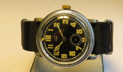 Nova Ancre Anton Schild 153 early arrow index pilot's watch Reichsluftwaffe 1930