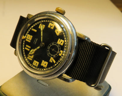 Nova Ancre Anton Schild 153 early arrow index pilot's watch Reichsluftwaffe 1930