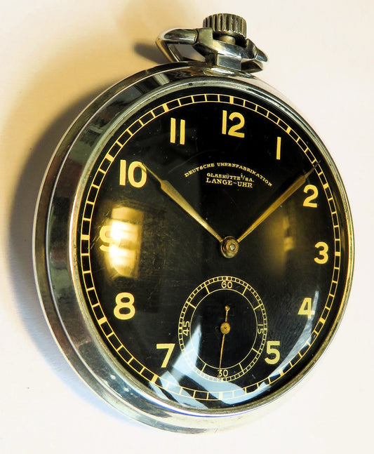 A. Lange & Söhne DUF Glashütte 0,900 Silber HTU Frackuhr Schwanenhals - Sammler - Uhren