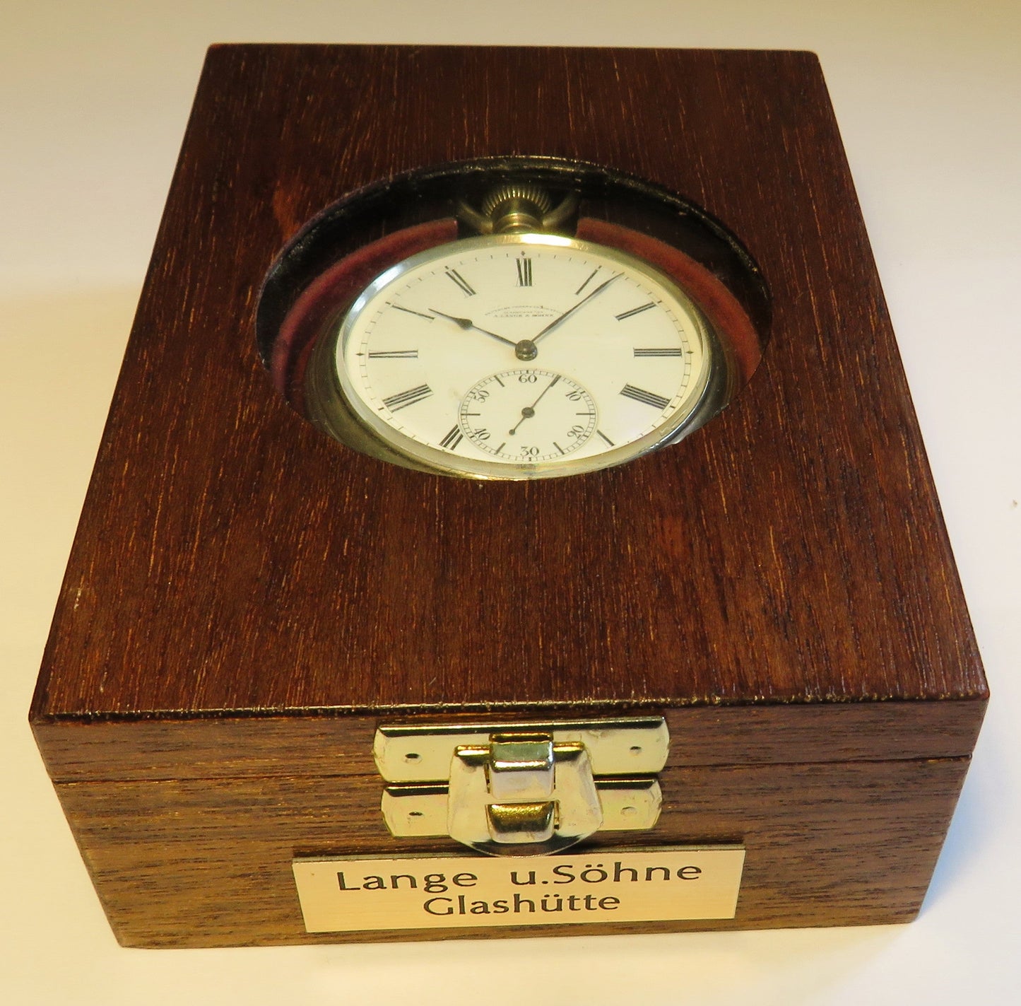 A. Lange & Söhne 1923 B - Uhr Kriegsmarine vollständig signiert 0,900 Silber - Sammler - Uhren