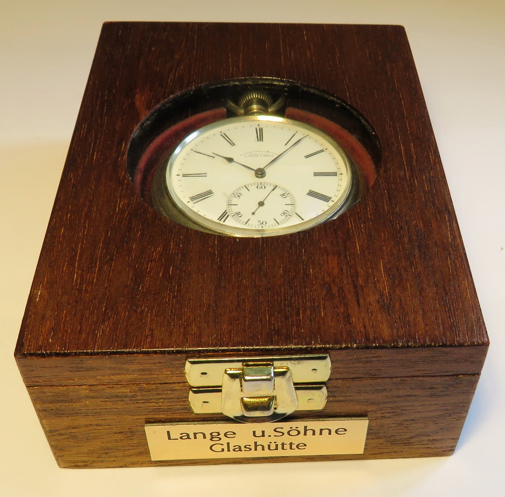 A. Lange & Söhne 1923 B - Uhr Kriegsmarine vollständig signiert 0,900 Silber - Sammler - Uhren