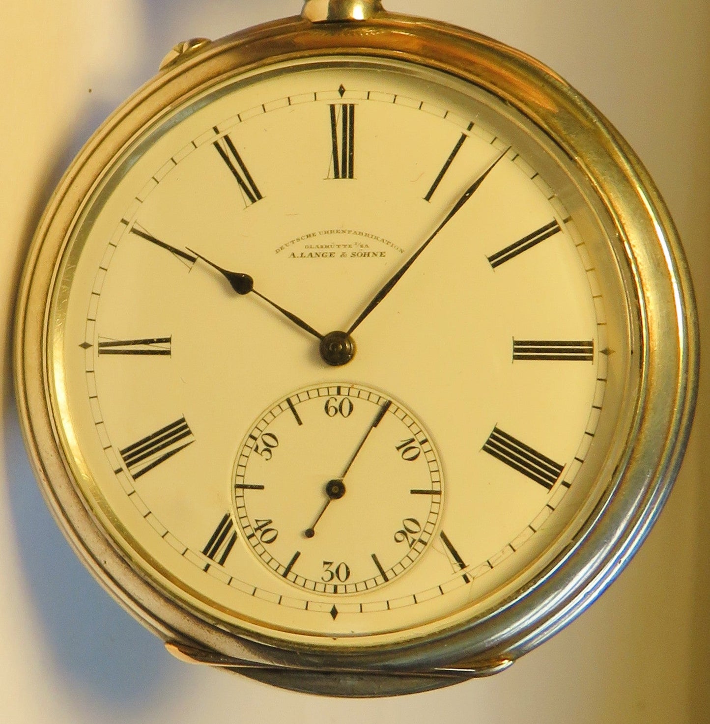 A. Lange & Söhne 1923 B - Uhr Kriegsmarine vollständig signiert 0,900 Silber - Sammler - Uhren