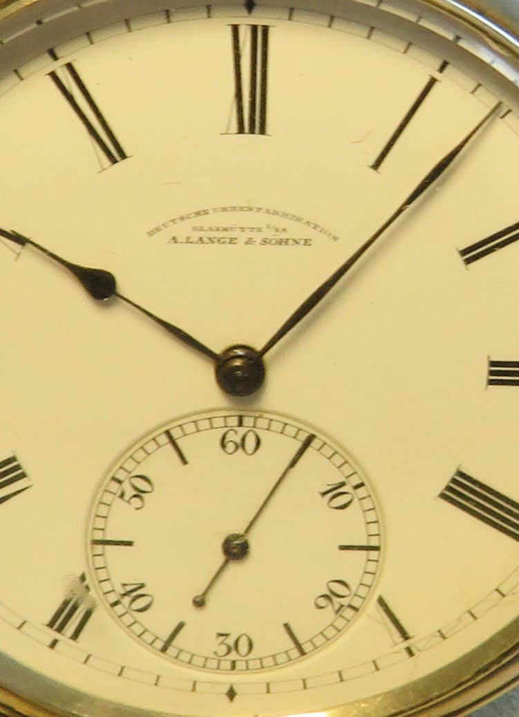 A. Lange & Söhne 1923 B - Uhr Kriegsmarine vollständig signiert 0,900 Silber - Sammler - Uhren