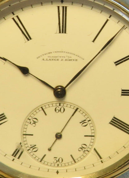 A. Lange & Söhne 1923 B - Uhr Kriegsmarine vollständig signiert 0,900 Silber - Sammler - Uhren