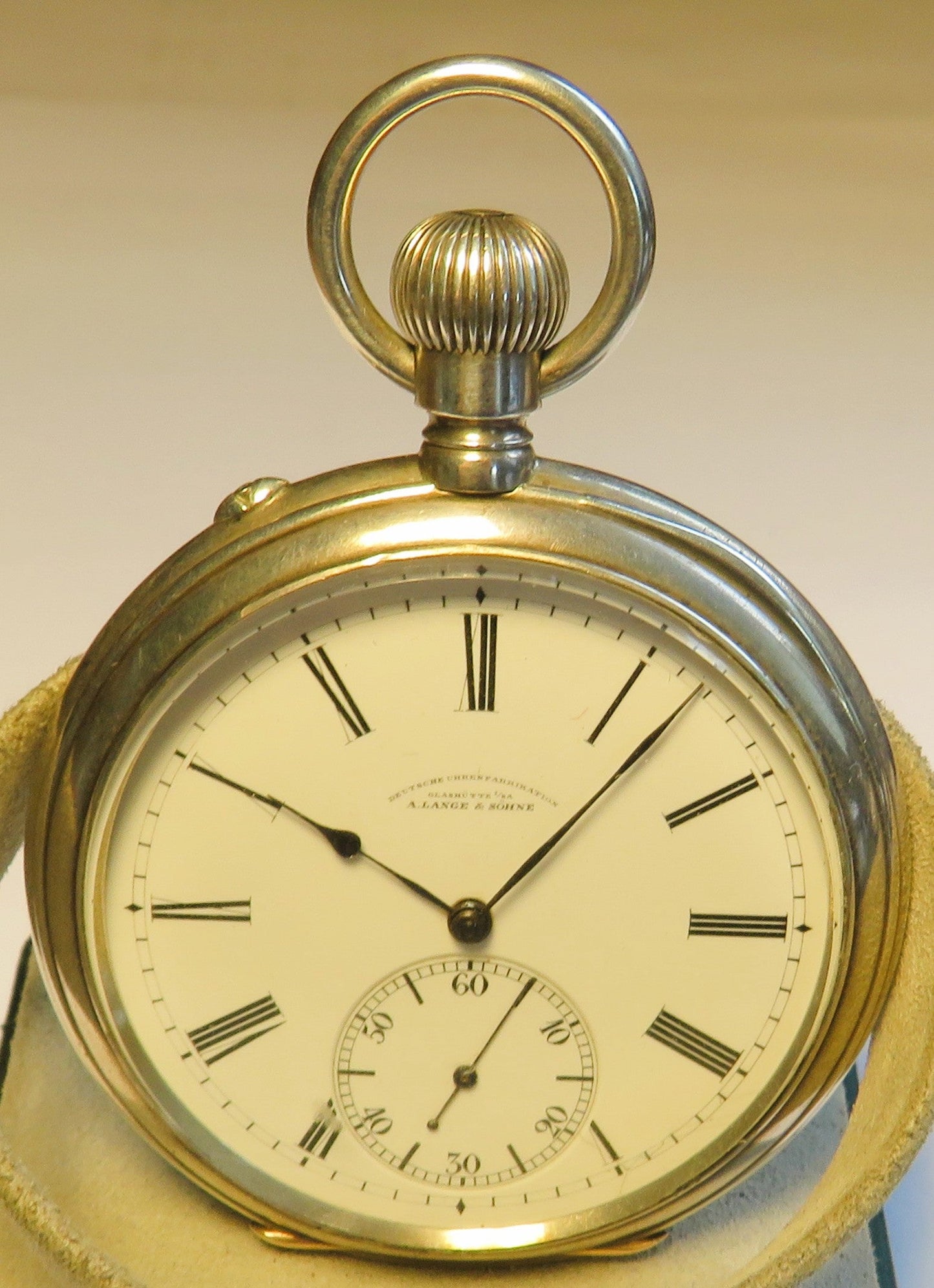 A. Lange & Söhne 1923 B - Uhr Kriegsmarine vollständig signiert 0,900 Silber - Sammler - Uhren
