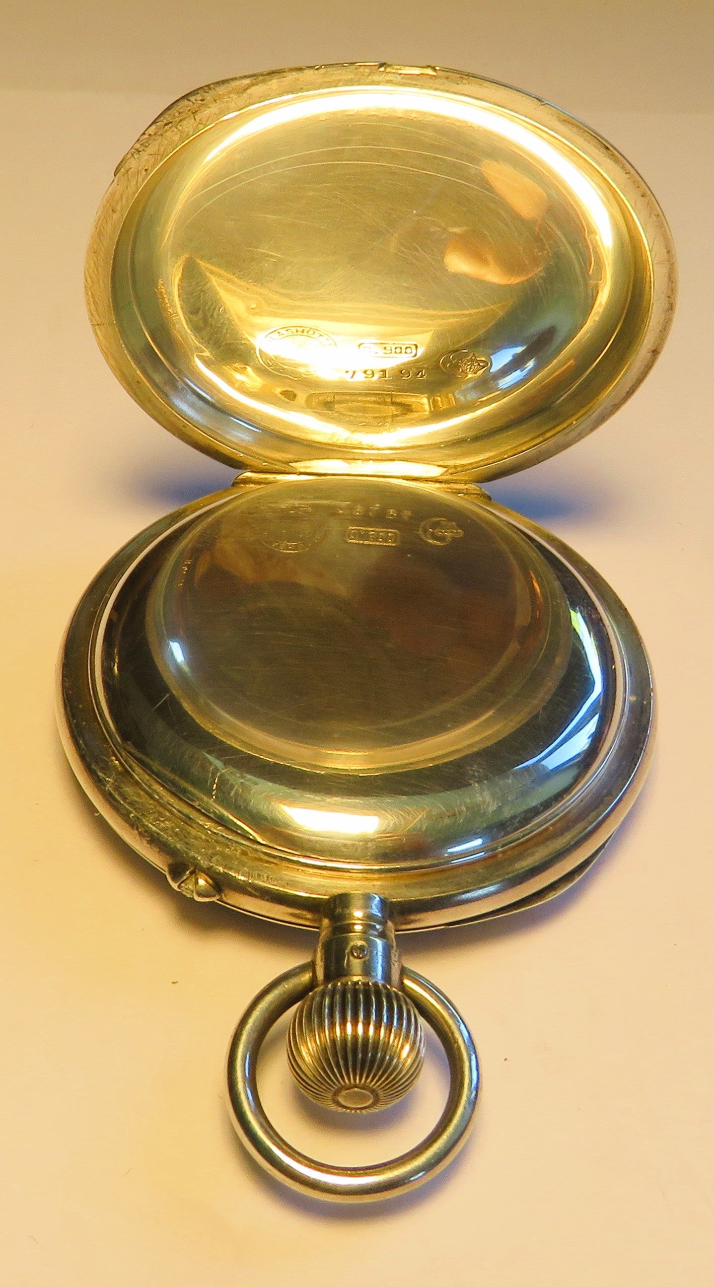 A. Lange & Söhne 1923 Marine Chronometer B - Uhr Kriegsmarine 0,900 Silber - Sammler - Uhren