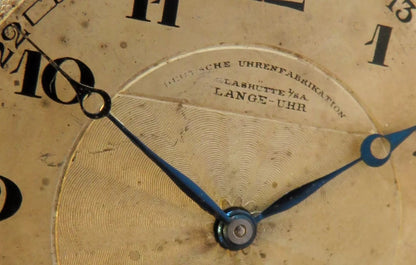 A. Lange & Söhne Glashütte 0,800 Silber OLIW Taschenuhr Schwanenhals Feinregulierung - Sammler - Uhren