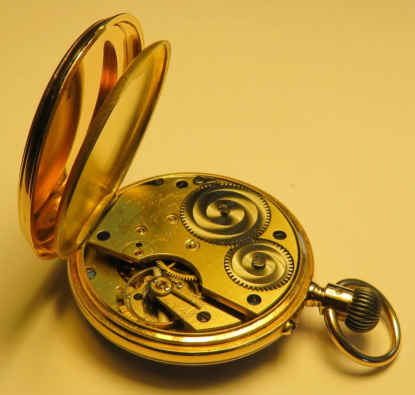 A. Lange & Söhne Glashütte 14K 585 Gold Lepine Herren Taschenuhr 1890 - Sammler - Uhren