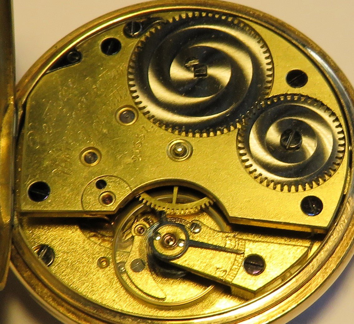 A. Lange & Söhne Glashütte 14K 585 Gold Lepine Herren Taschenuhr 1890 - Sammler - Uhren