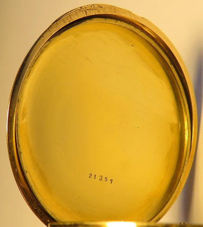 A. Lange & Söhne Glashütte 14K 585 Gold Lepine Herren Taschenuhr 1890 - Sammler - Uhren