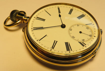A. Lange & Söhne Glashütte 14K 585 Gold Lepine Herren Taschenuhr 1890 - Sammler - Uhren