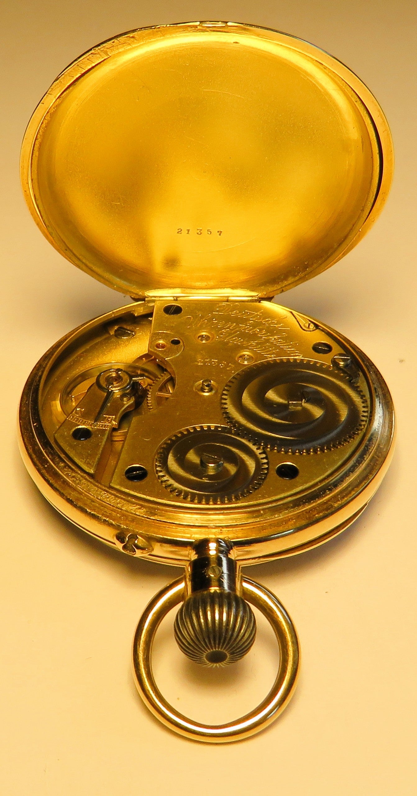 A. Lange & Söhne Glashütte 14K 585 Gold Lepine Herren Taschenuhr 1890 - Sammler - Uhren