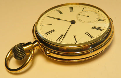 A. Lange & Söhne Glashütte 14K 585 Gold Lepine Herren Taschenuhr 1890 - Sammler - Uhren