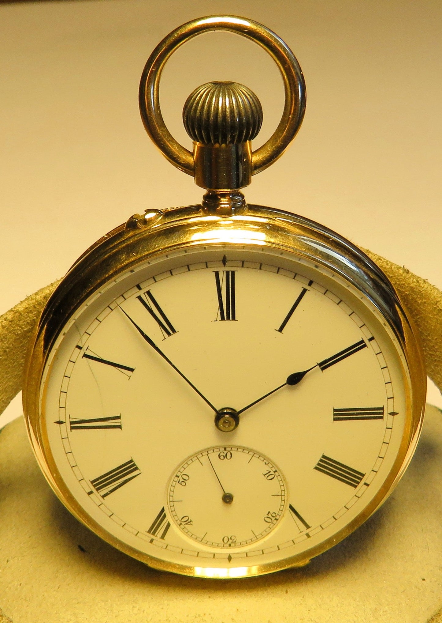 A. Lange & Söhne Glashütte 14K 585 Gold Lepine Herren Taschenuhr 1890 - Sammler - Uhren
