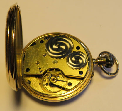 A. Lange & Söhne Glashütte 14K 585 Gold Lepine Herren Taschenuhr 1890 - Sammler - Uhren