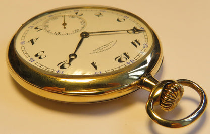 A. Lange & Söhne Glashütte DUF 14K 585 Gold Lepine Herren Taschenuhr 1890 - Sammler - Uhren