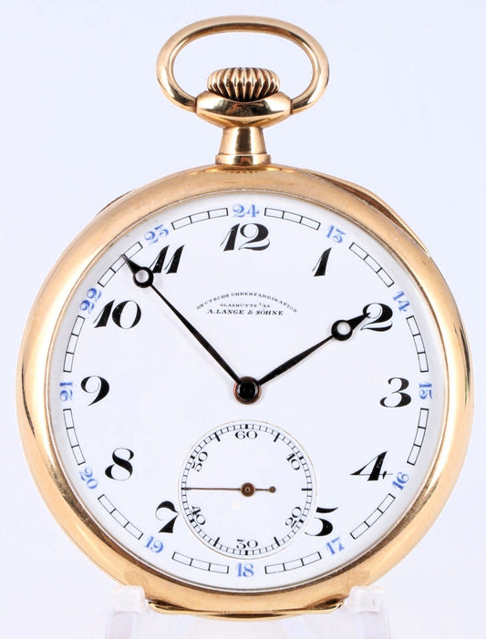 A. Lange & Söhne Glashütte DUF 14K 585 Gold Lepine Herren Taschenuhr 1890 - Sammler - Uhren