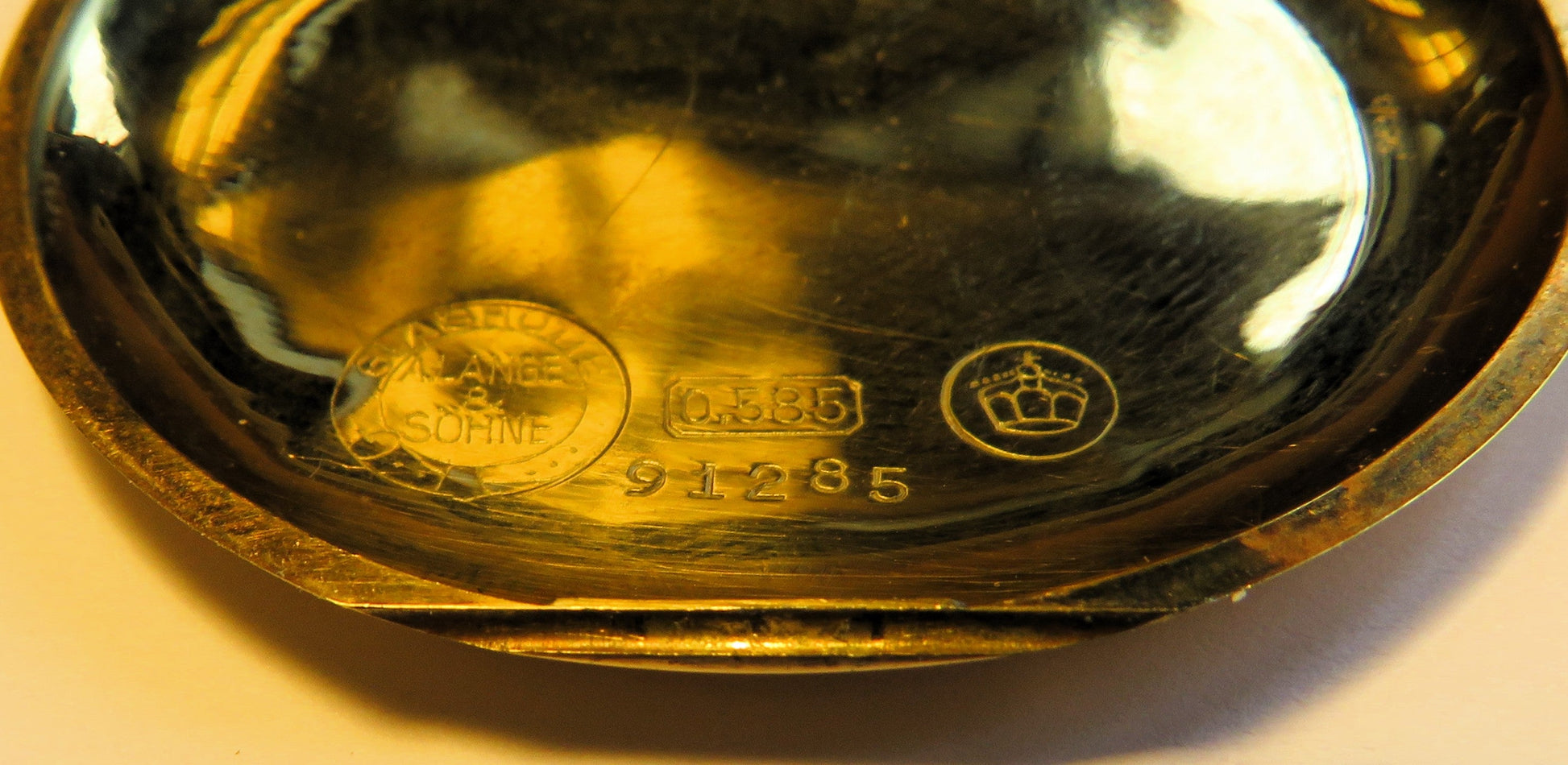 A. Lange & Söhne Glashütte DUF 14K 585 Gold Lepine Herren Taschenuhr 1890 - Sammler - Uhren