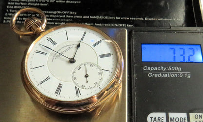 A. Lange & Söhne Glashütte Felsing 14K 585 Gold Lepine Herren Taschenuhr 1890 - Sammler - Uhren