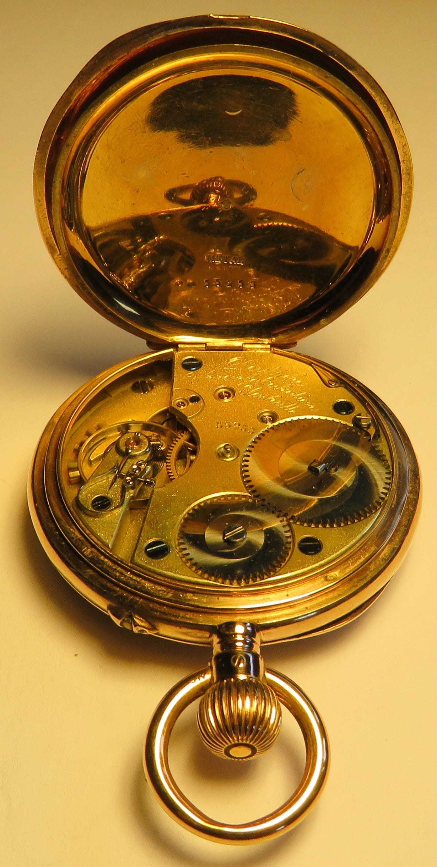 A. Lange & Söhne Glashütte Felsing 14K 585 Gold Lepine Herren Taschenuhr 1890 - Sammler - Uhren