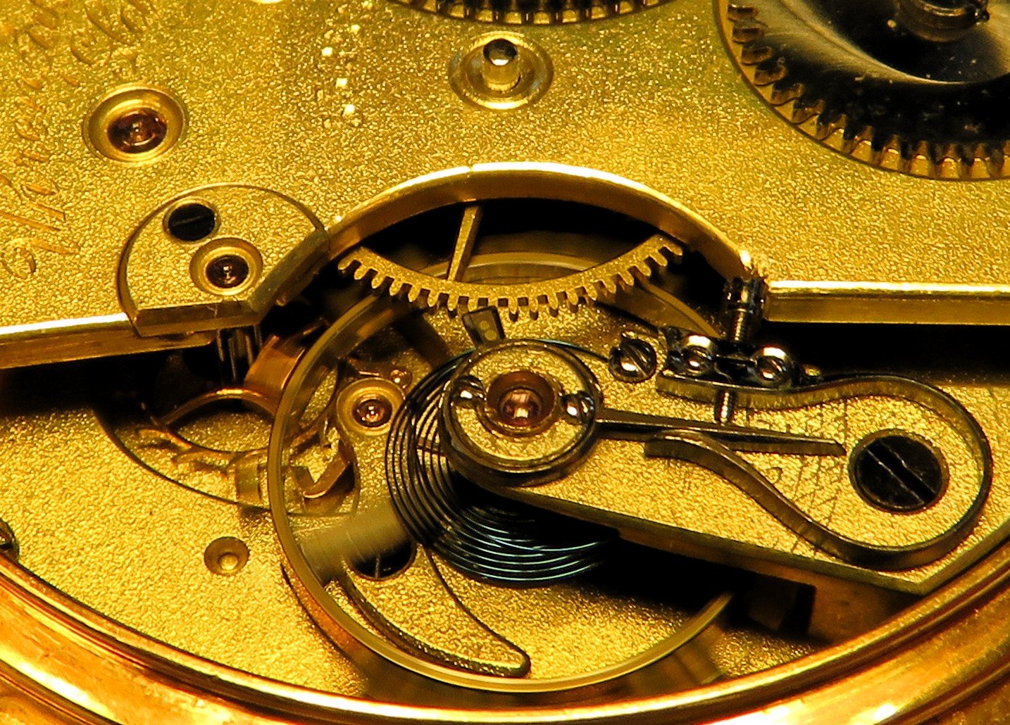 A. Lange & Söhne Glashütte Felsing 14K 585 Gold Lepine Herren Taschenuhr 1890 - Sammler - Uhren