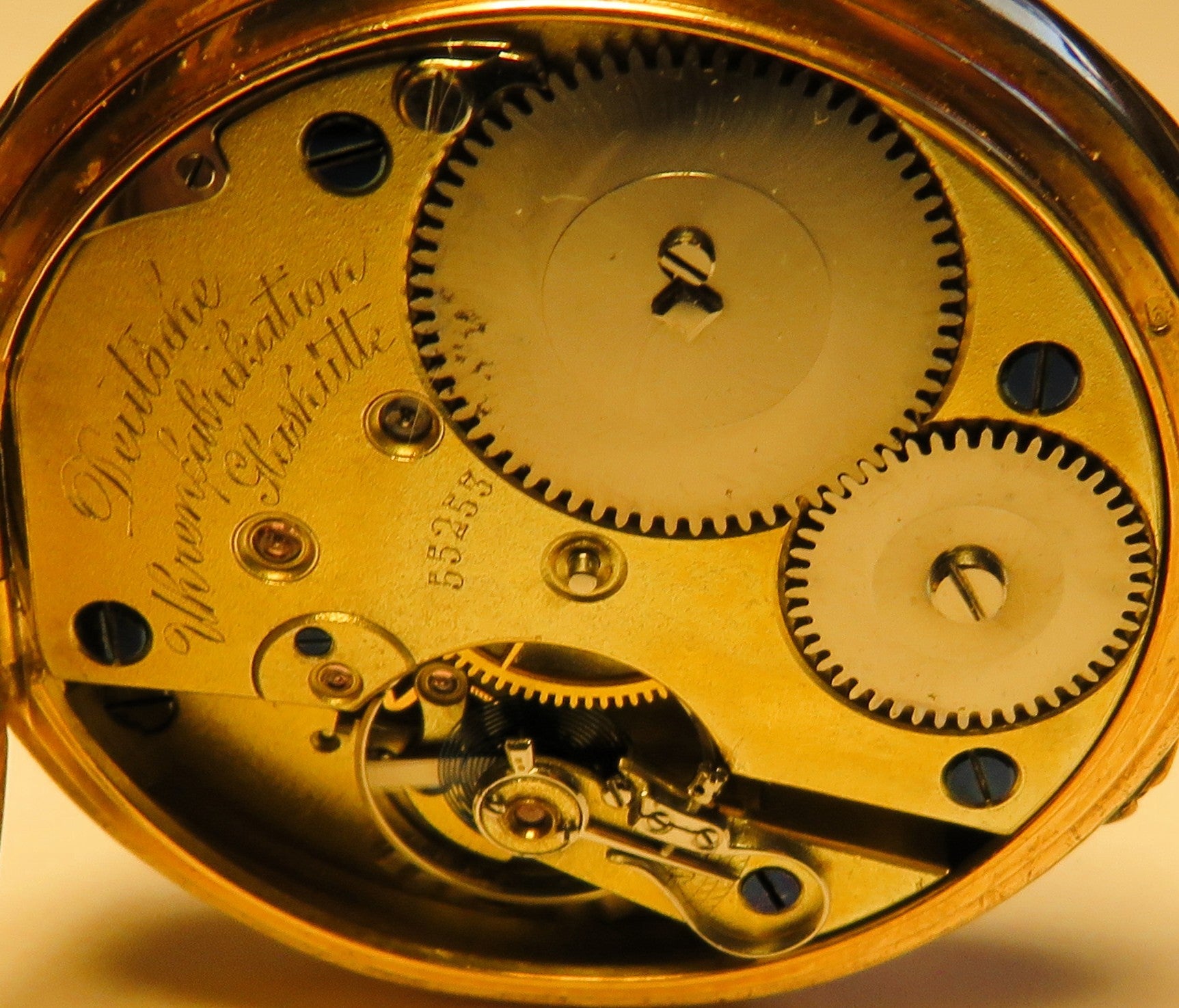 A. Lange & Söhne Glashütte Felsing 14K 585 Gold Lepine Herren Taschenuhr 1890 - Sammler - Uhren
