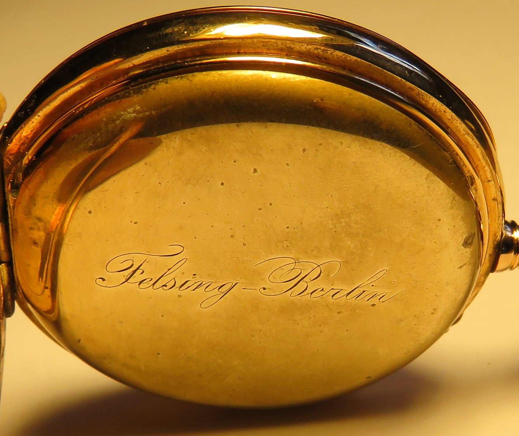 A. Lange & Söhne Glashütte Felsing 14K 585 Gold Lepine Herren Taschenuhr 1890 - Sammler - Uhren