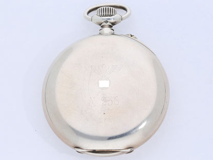 A. Lange & Söhne "M 236" vollständig signierte Beobachtungsuhr Kriegsmarine WK2 0,900 Silber - Sammler - Uhren