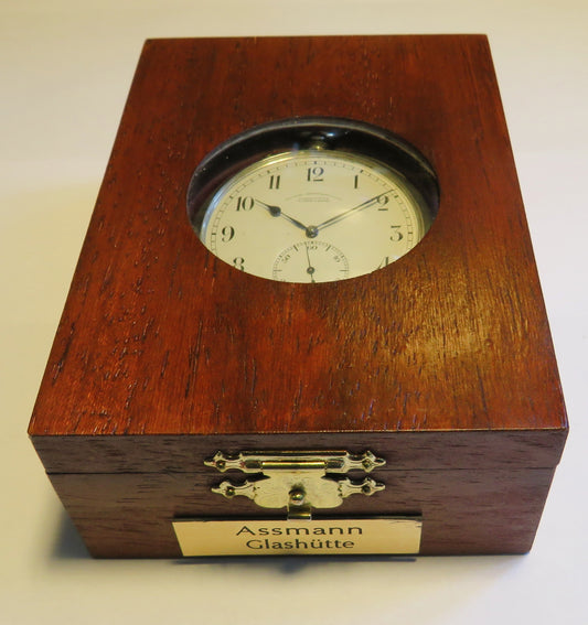 A. Lange & Söhne "M 236" vollständig signierte Beobachtungsuhr Kriegsmarine WK2 0,900 Silber - Sammler - Uhren