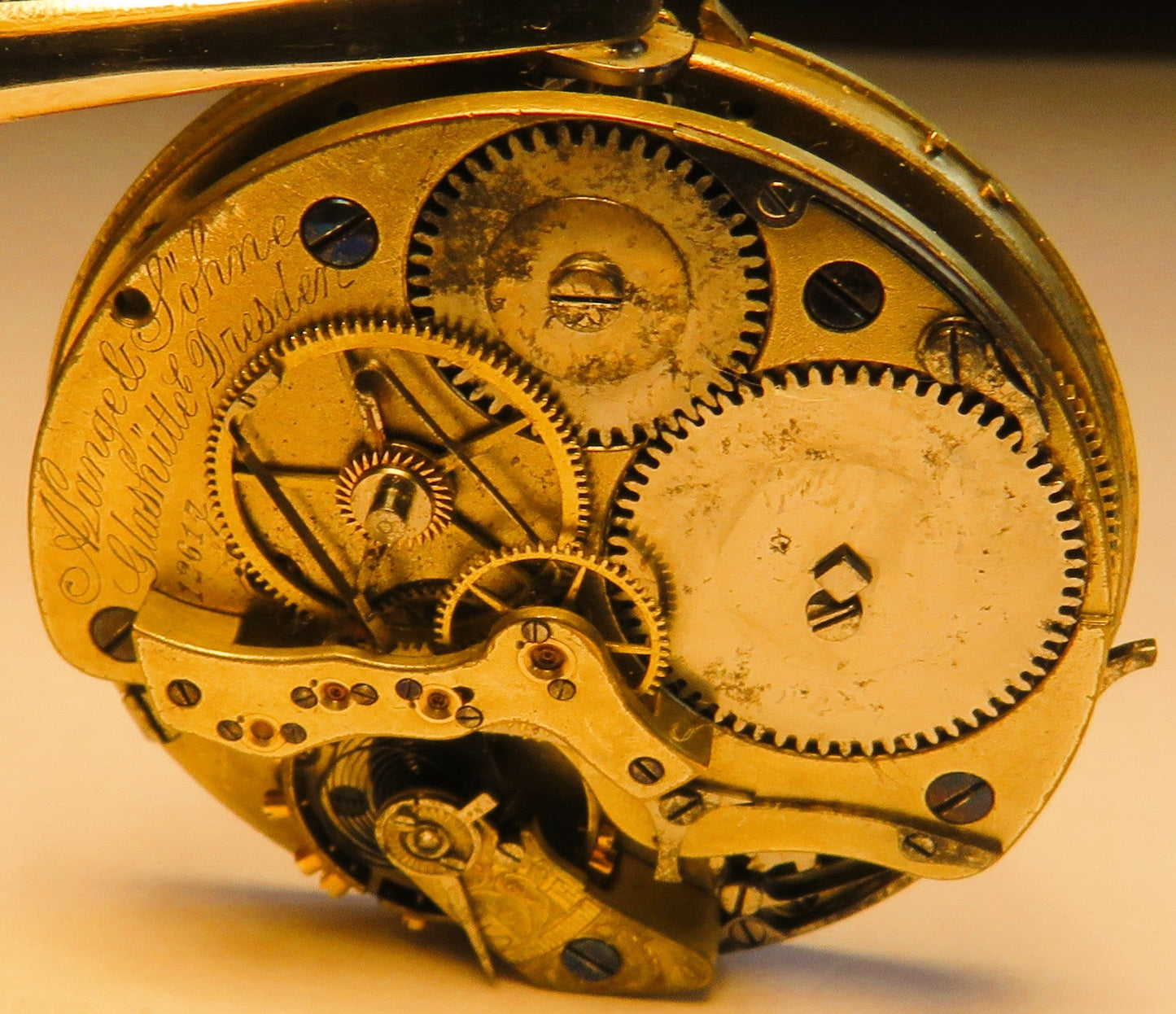 A. Lange & Söhne Seconde Morte Uhrwerk Nr. 12617 von 1878 1A Qualität eines von 250 weltweit - Sammler - Uhren