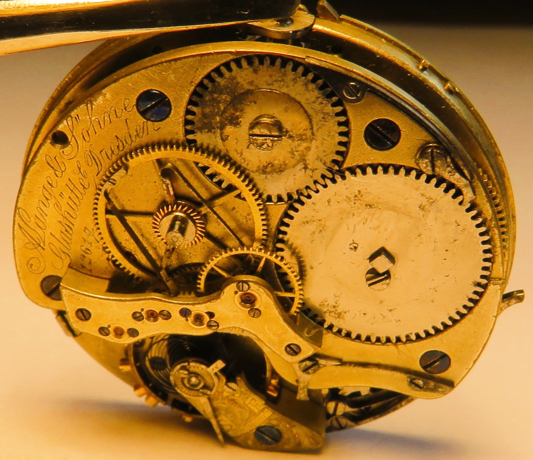 A. Lange & Söhne Seconde Morte Uhrwerk Nr. 12617 von 1878 1A Qualität eines von 250 weltweit - Sammler - Uhren