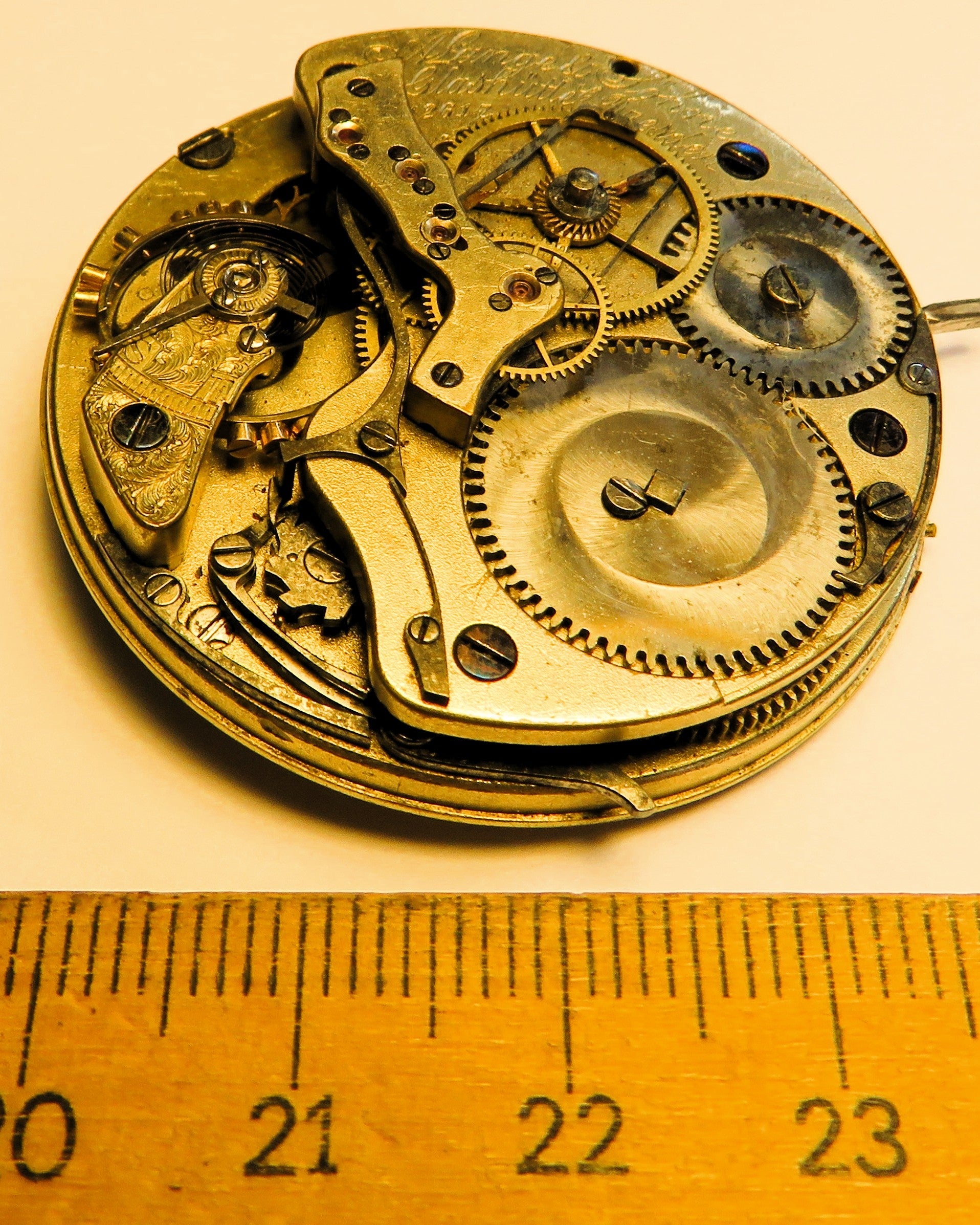 A. Lange & Söhne Seconde Morte Uhrwerk Nr. 12617 von 1878 1A Qualität eines von 250 weltweit - Sammler - Uhren