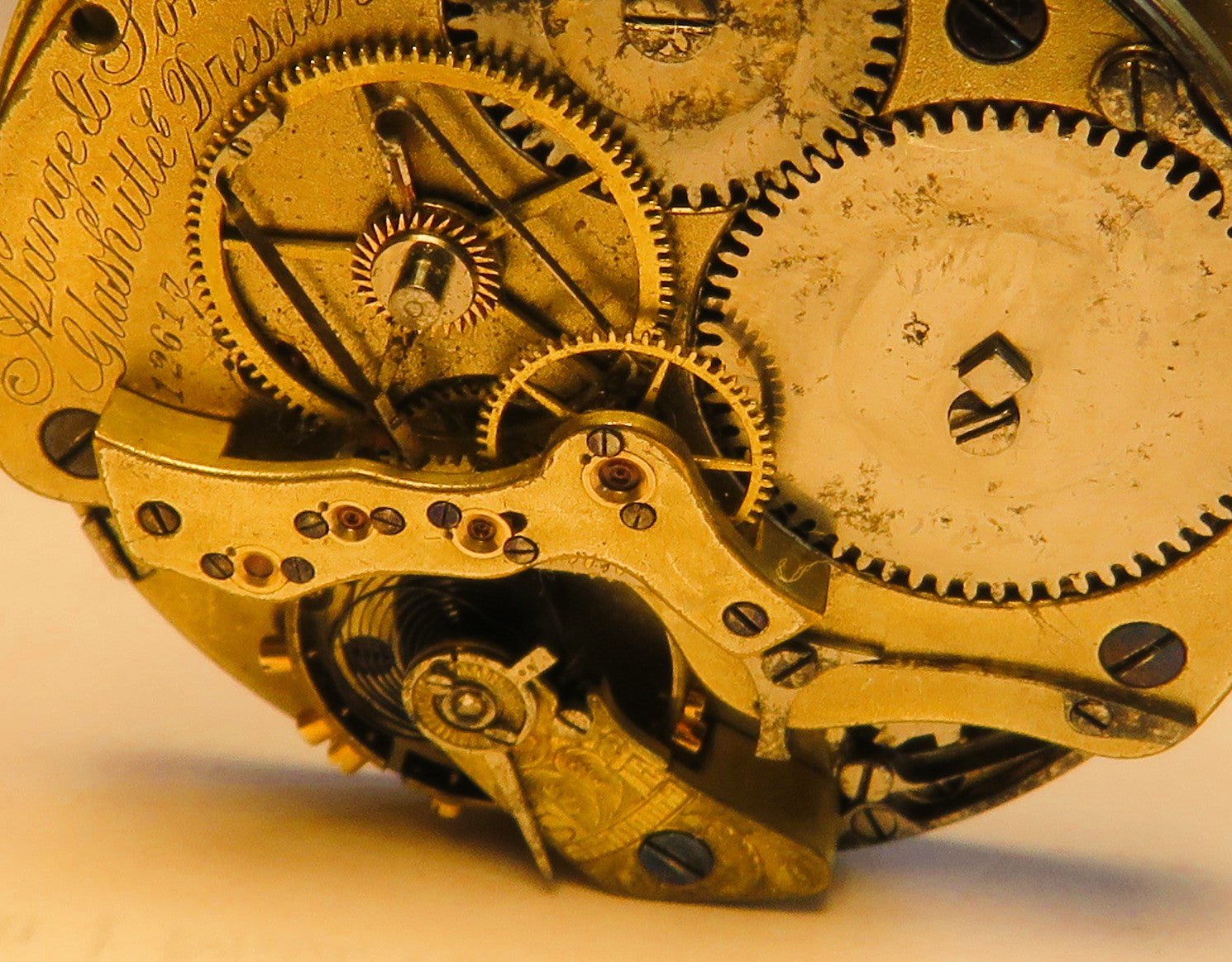 A. Lange & Söhne Seconde Morte Uhrwerk Nr. 12617 von 1878 1A Qualität eines von 250 weltweit - Sammler - Uhren