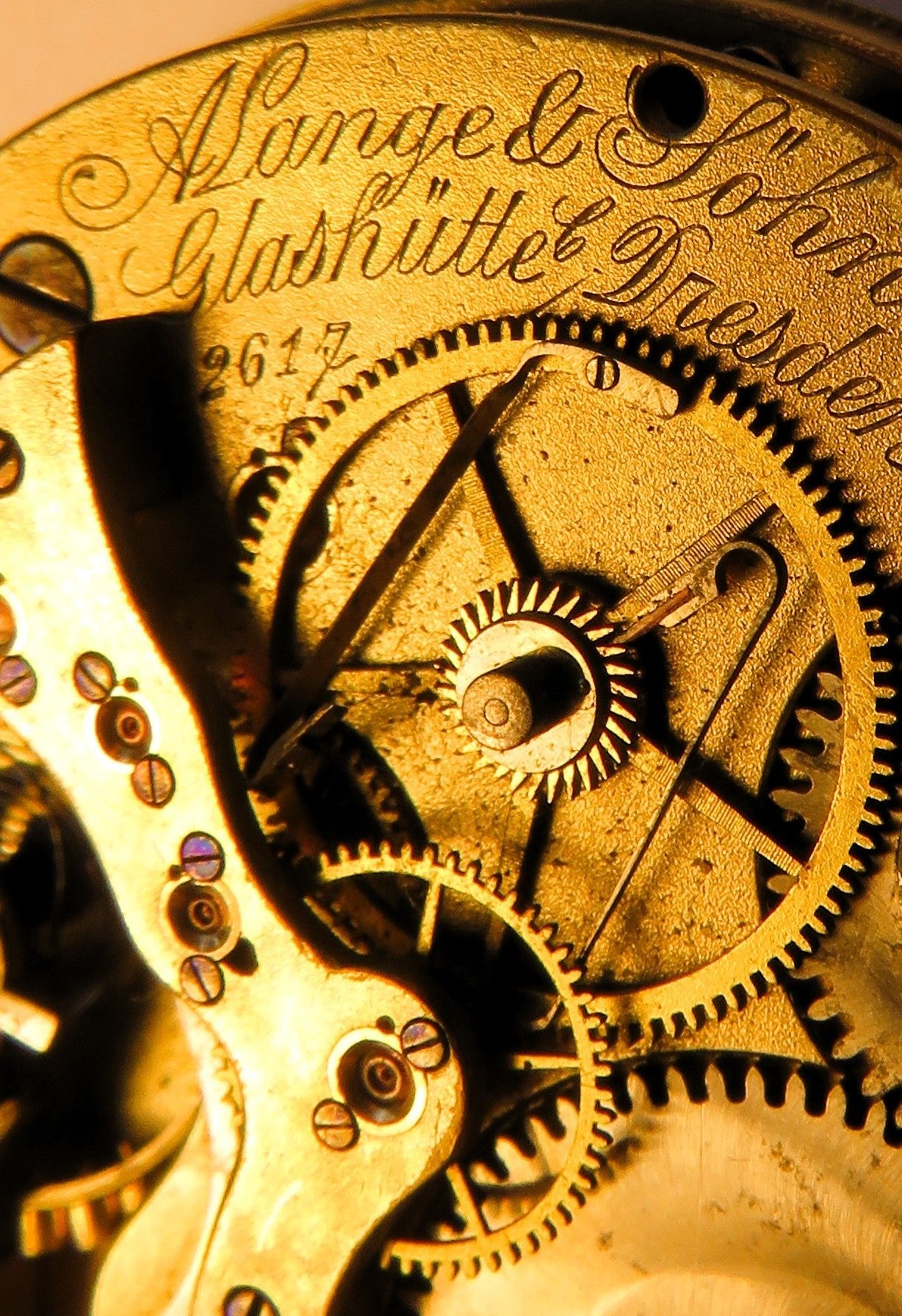 A. Lange & Söhne Seconde Morte Uhrwerk Nr. 12617 von 1878 1A Qualität eines von 250 weltweit - Sammler - Uhren