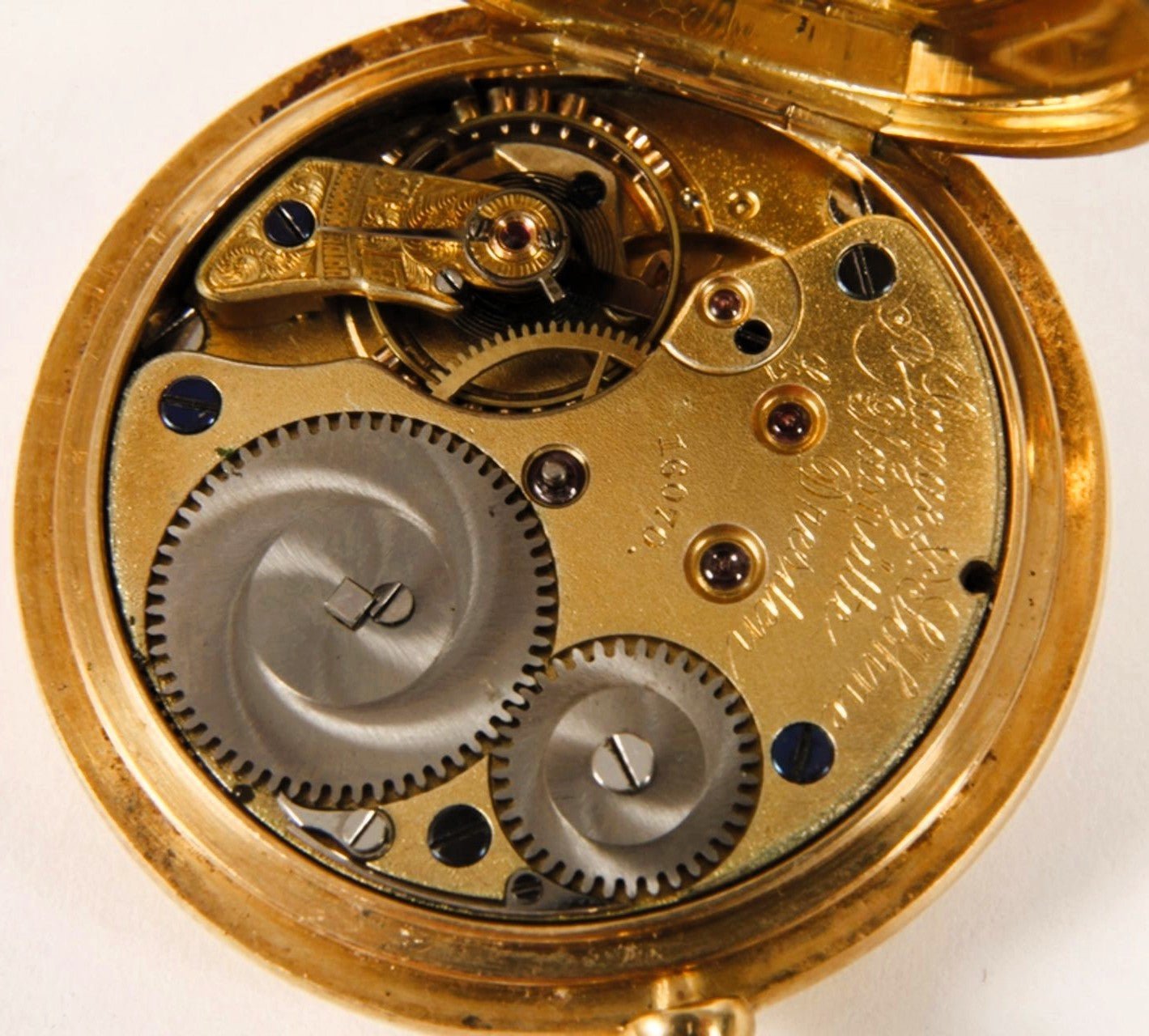 A. Lange & Söhne & Sons Glashütte Dresden 585 Gold TU seltenes US Exportmodell - Sammler - Uhren