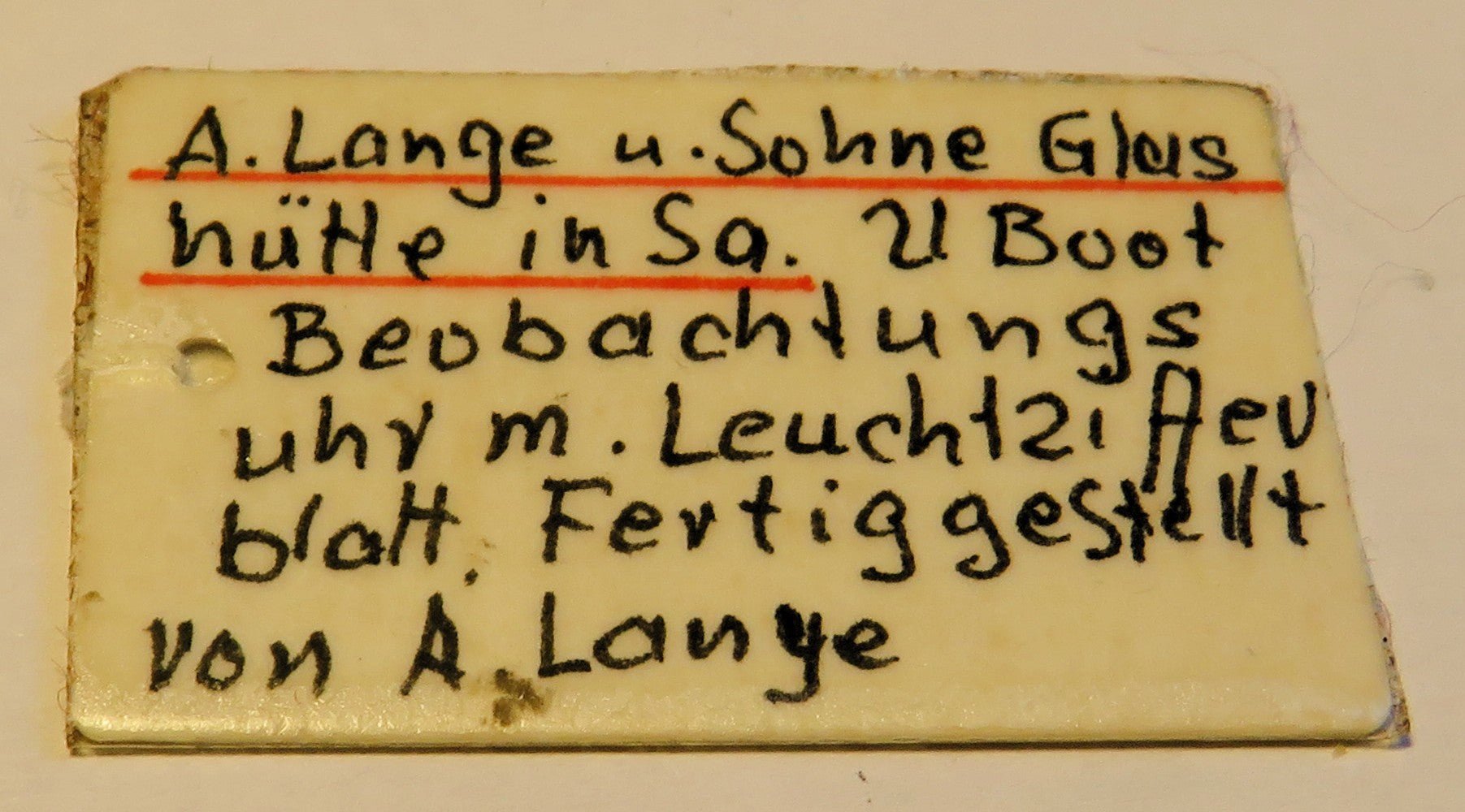 A. Lange & Söhne U - Boot Leuchtzifferblatt B - Uhr Kal 48 Kriegsmarine WK2 - Sammler - Uhren