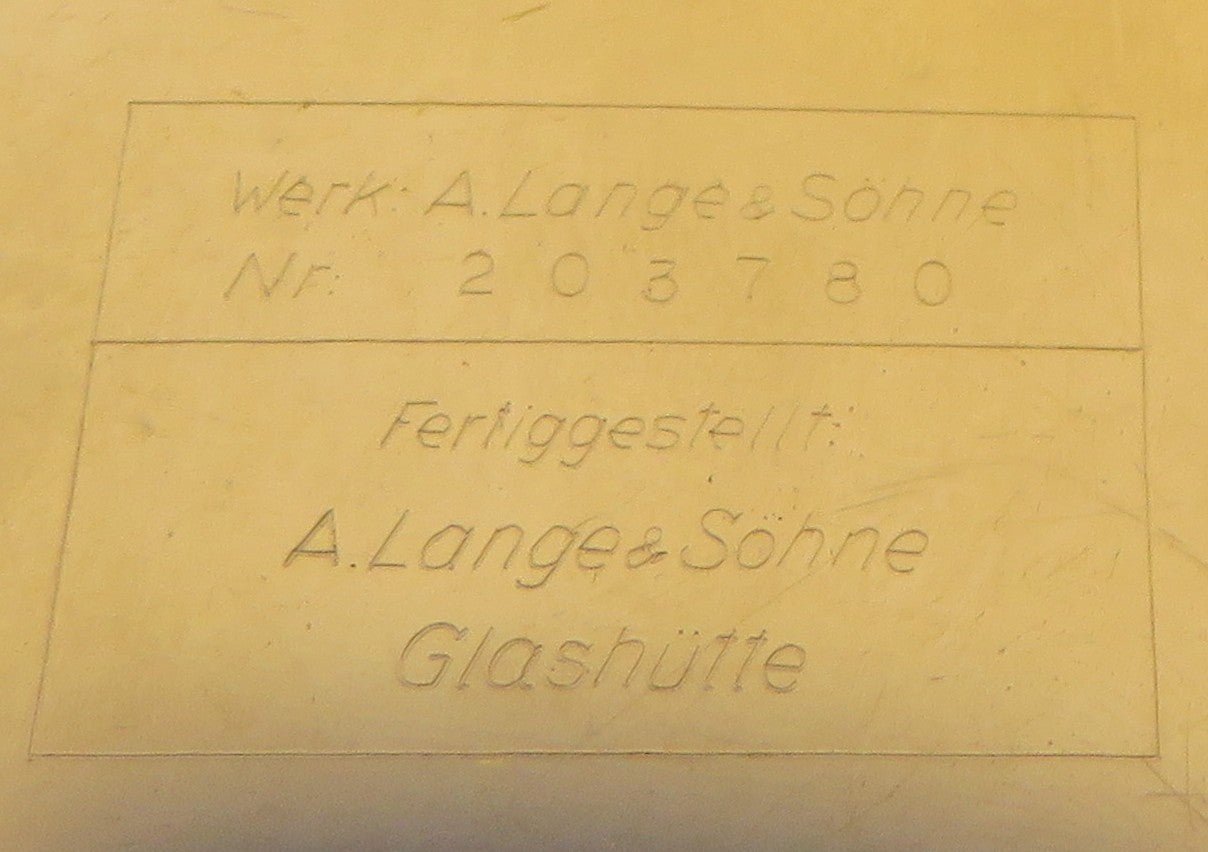 A. Lange & Söhne U - Boot Leuchtzifferblatt B - Uhr Kal 48 Kriegsmarine WK2 - Sammler - Uhren